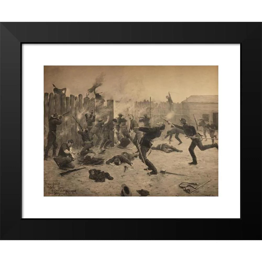 Black Framed Museum Art Print P3694