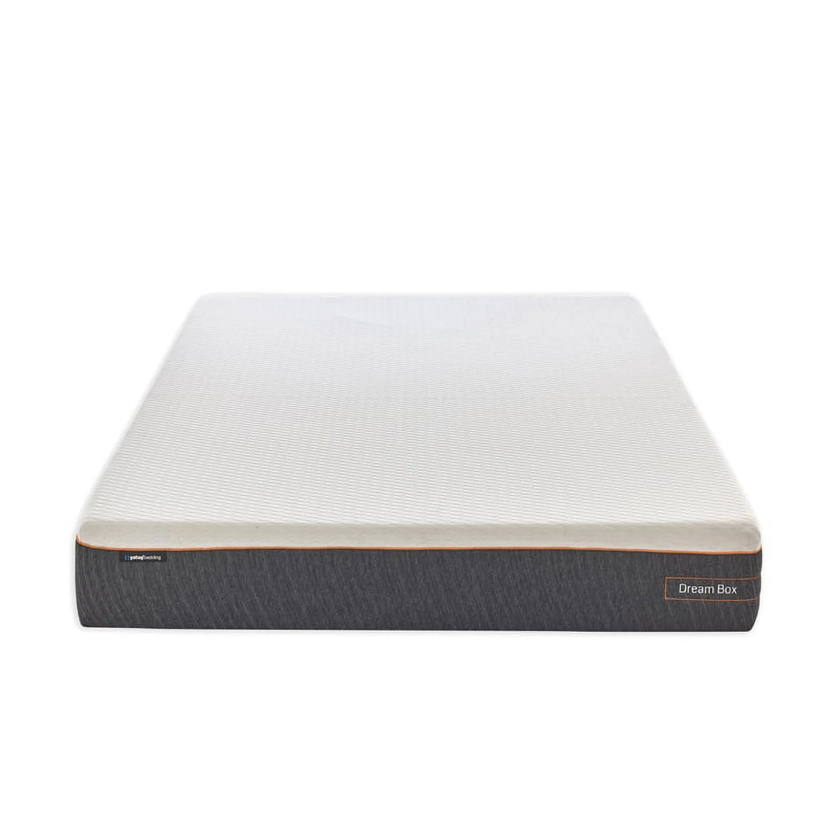 King Fabric Spring Mattress in White C4028