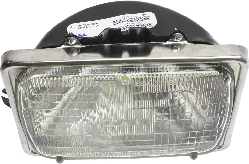 Halogen Sealed Beam Headlight Assembly Pair for Ford E-350 Econoline 1992-1998 A4493