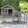 Indoor Outdoor Rabbit Hutch with Removable Tray U42235