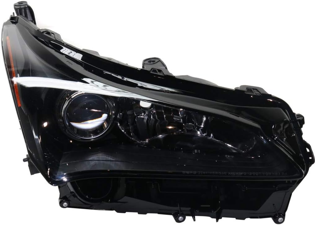Passenger Side Halogen Headlight Assembly for Lexus NX200t 2015 2016 2017 H631928
