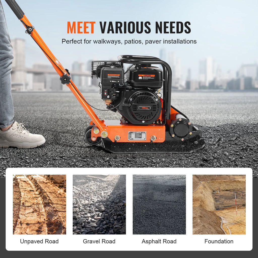 2.8 HP Walk-Behind Plate Compactor Z1945