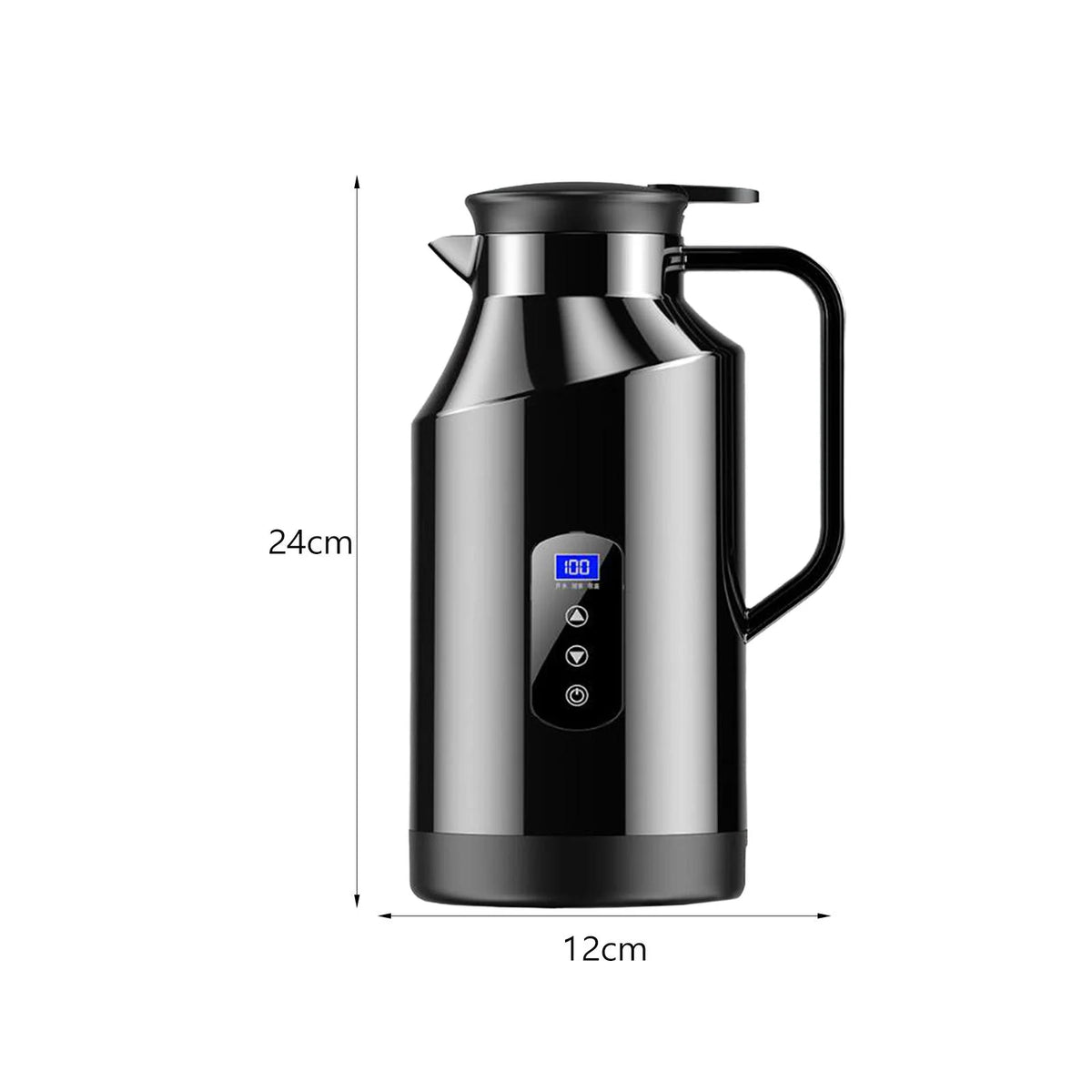 12V 24V 1200ml Stainless Steel Electric Kettle T685847