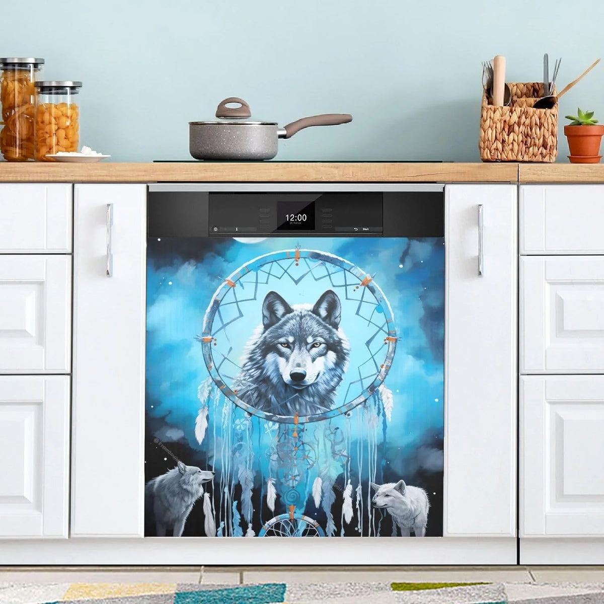 Magnetic Dishwasher Sticker 23in W x 26in H Q64137