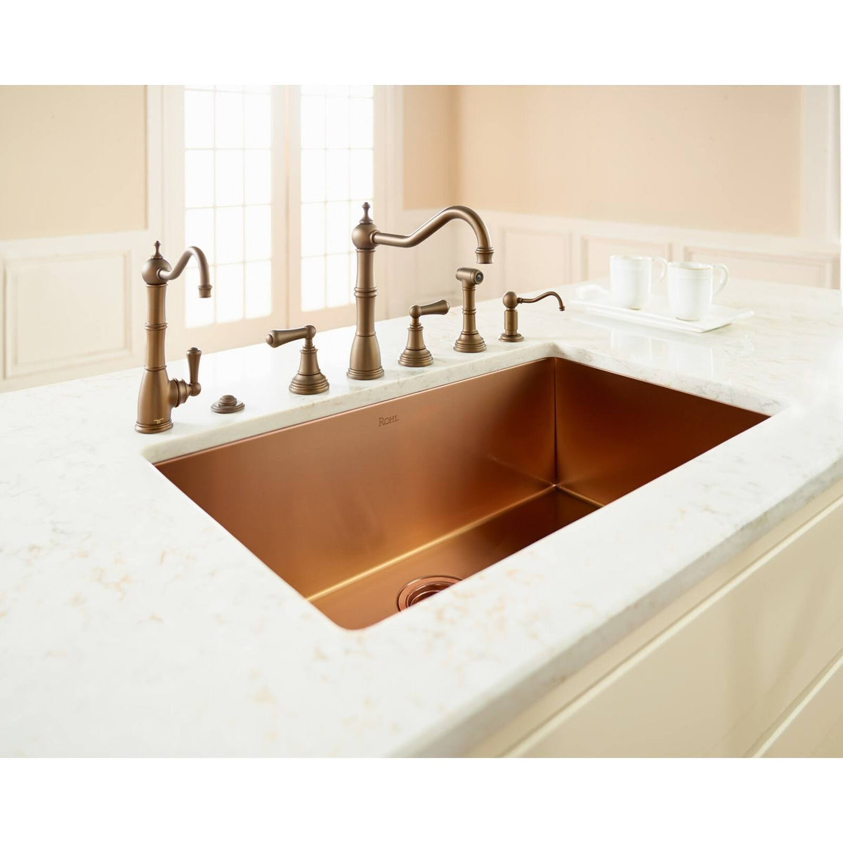Unlacquered Brass Waste Disposal Control Box with Air Switch Button D45449