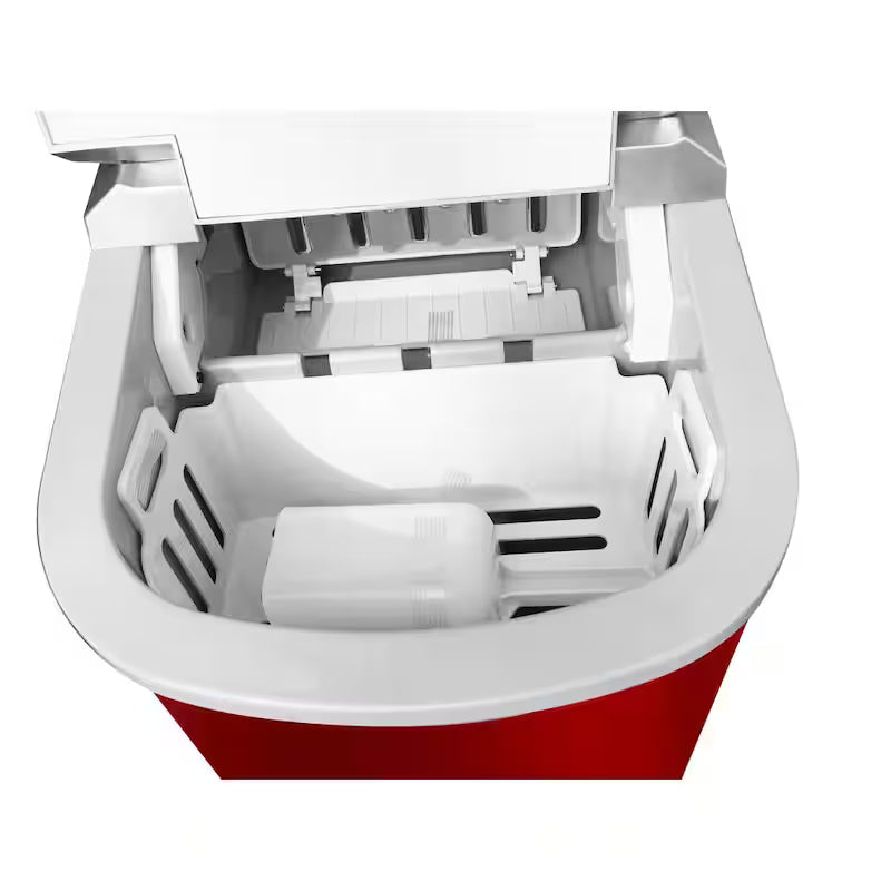 Freestanding Ice Maker in Red B6793