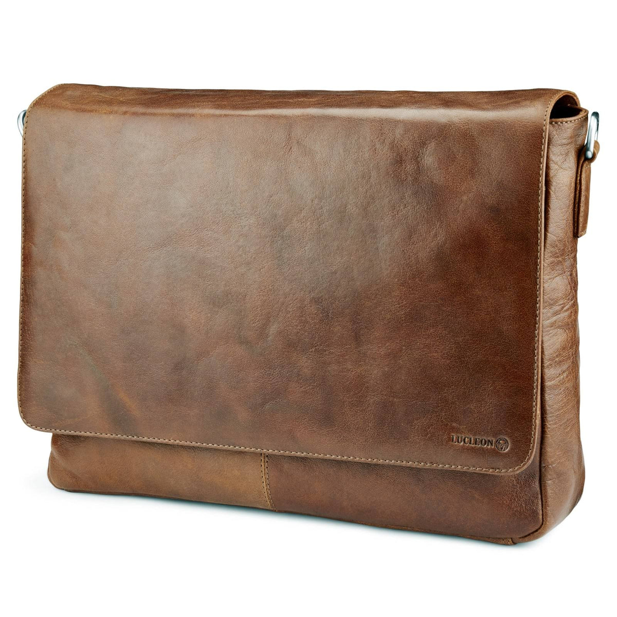 Leather Messenger Bag J964