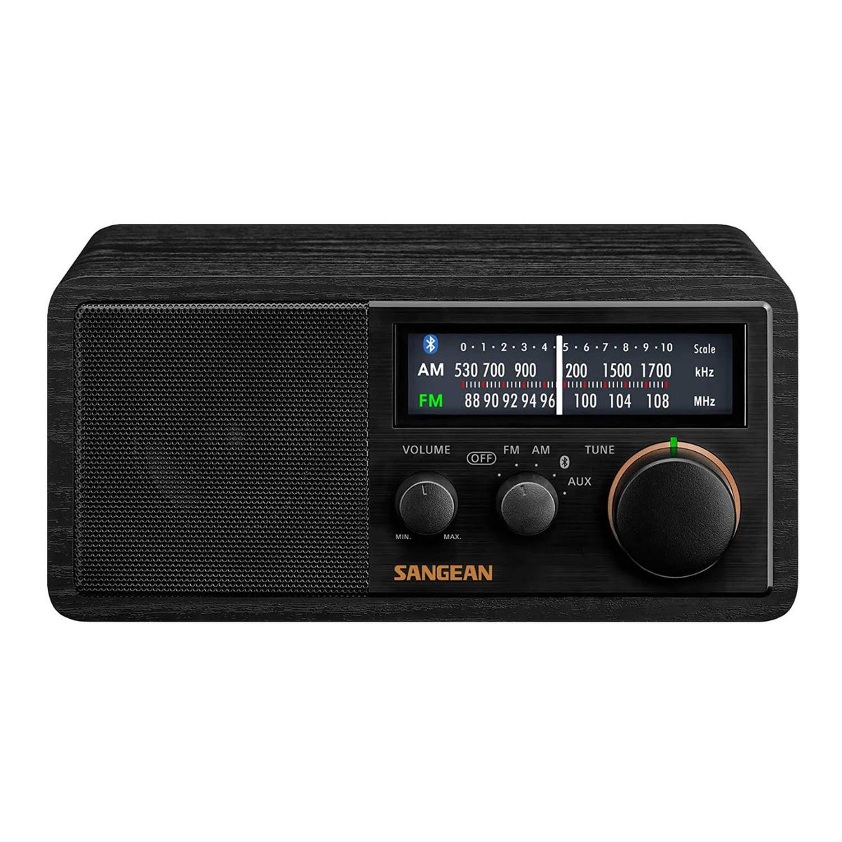 Black AM/FM Bluetooth Radio R742