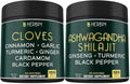 7in1 Cloves and 5in1 Ashwagandha Shilajit Supplement F80371