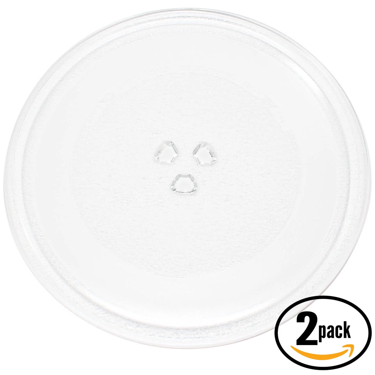 2-Pack 10" Microwave Glass Turntable Plate Z597112