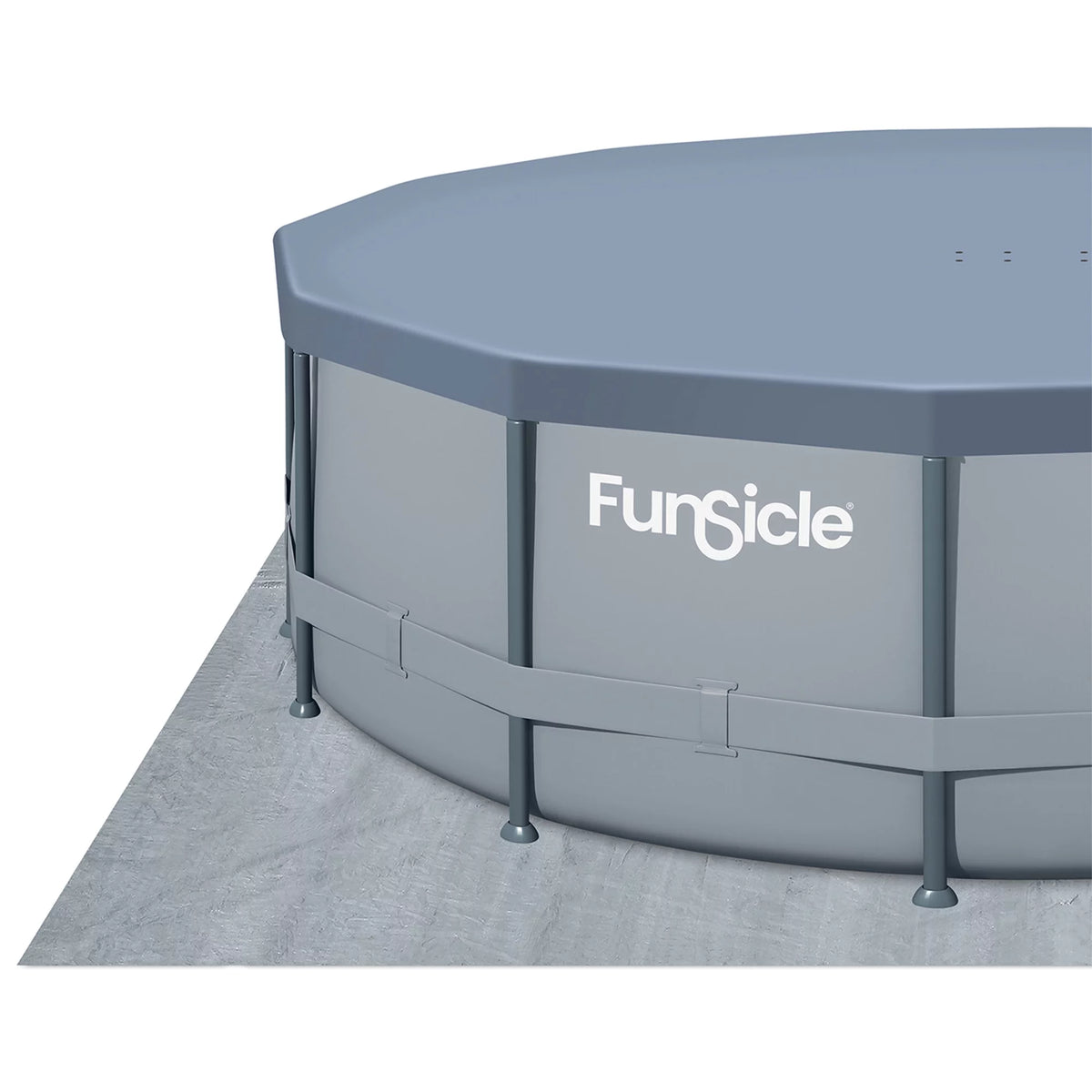 16 ft Round Above Ground Swimming Frame Pool H576734