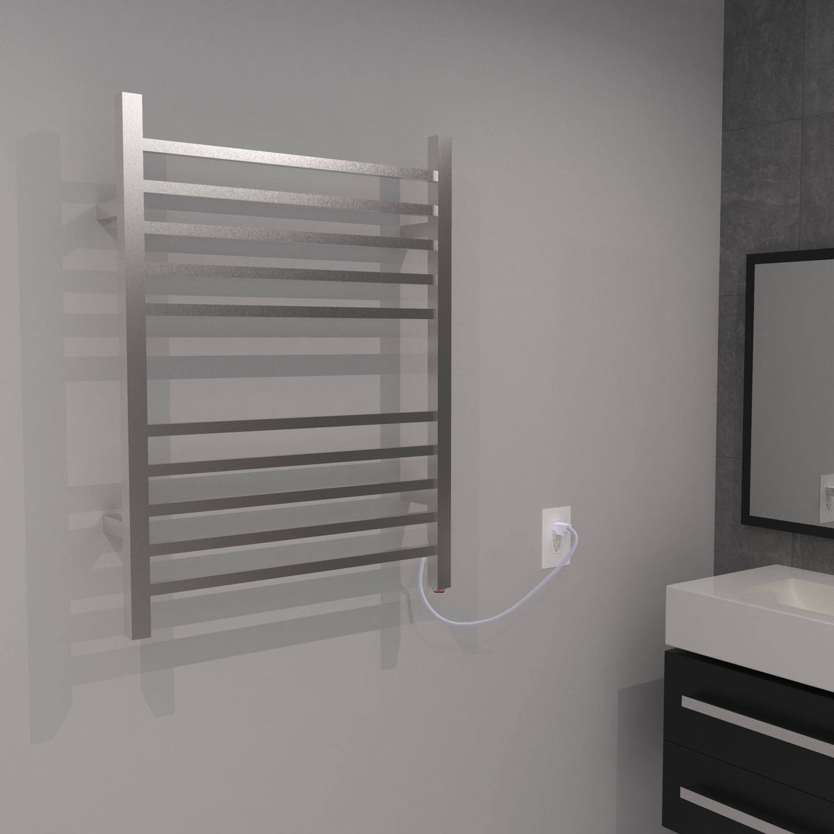 Brushed Stainless Towel Warmer K38871