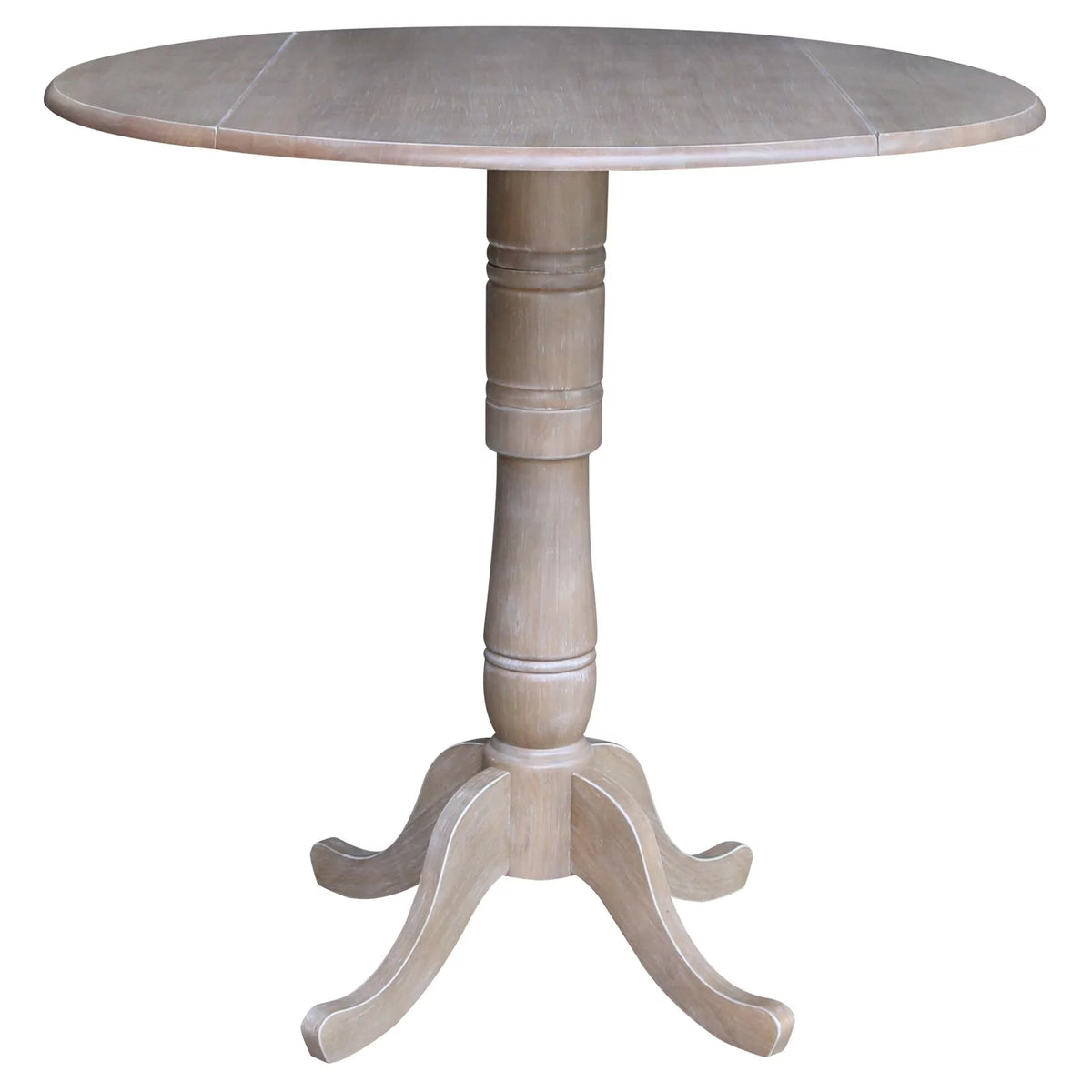 42" Round Dual Drop Leaf Pedestal Table J1422