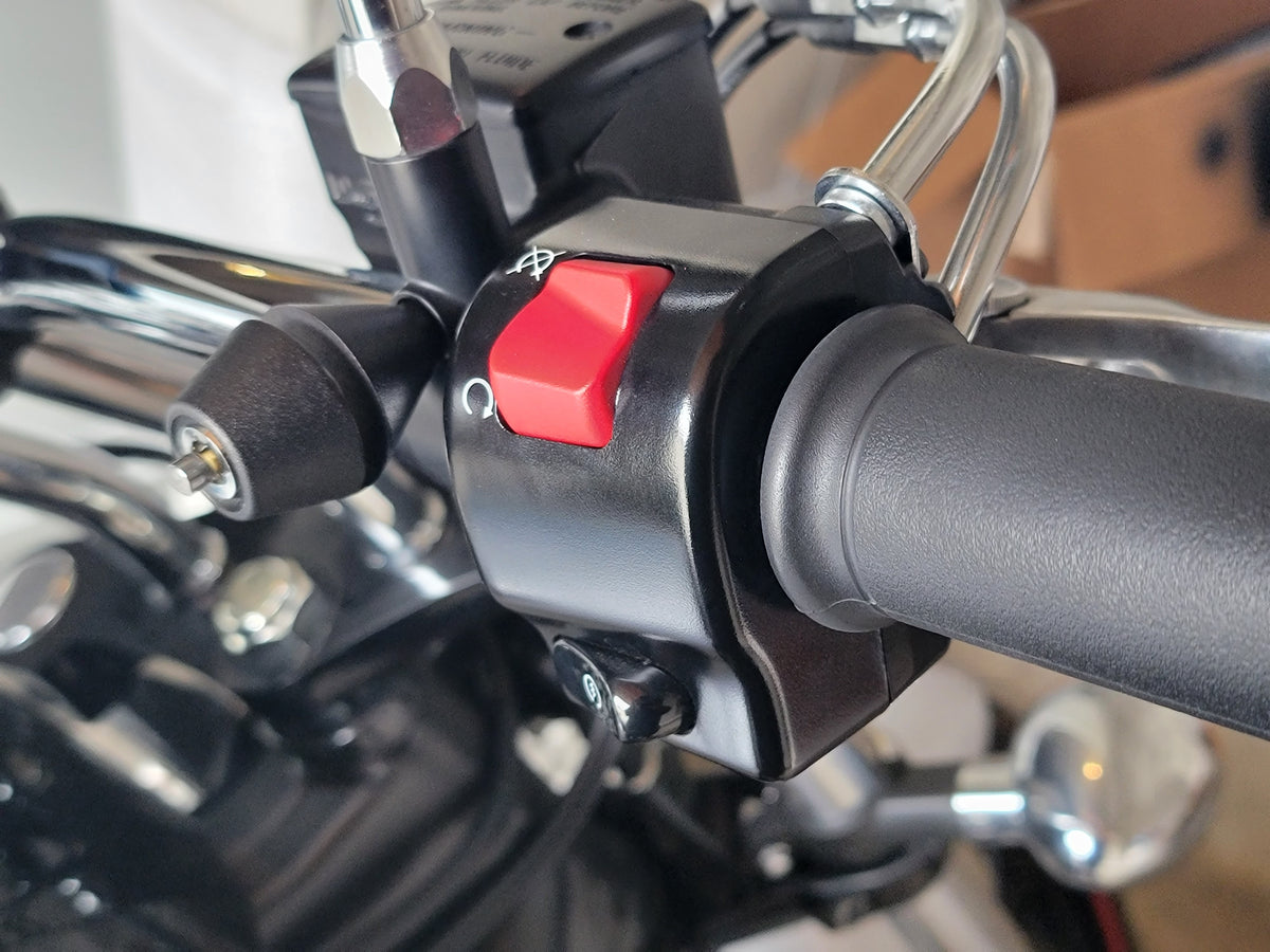 Black Handle Bar Mount Helmet Lock Pair B393