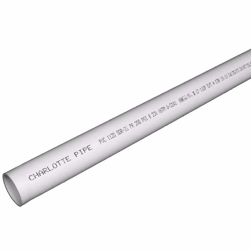 PVC Pipe 1 in. Dia. x 20 ft. L Sdr21 200 PSI Z109663