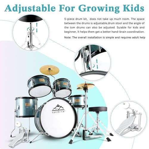 5-Piece 16 Inches Junior Drum Set P6075