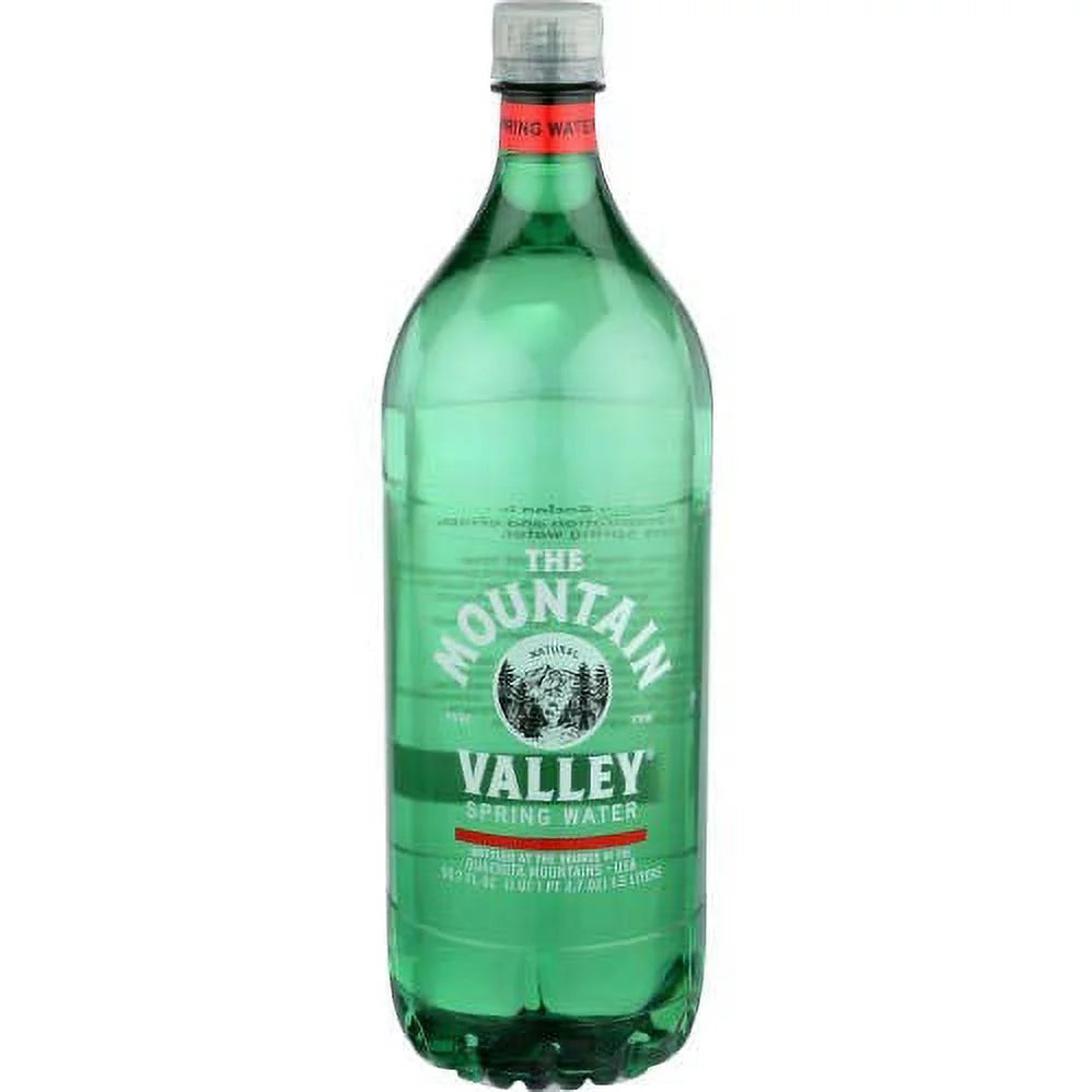 1.5 Liter Flat Cap Pet Bottle Spring Water, 12 per case T53766