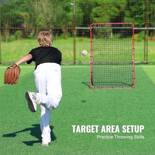 Baseball and Softball Rebounder Net with Pitching Target I3789