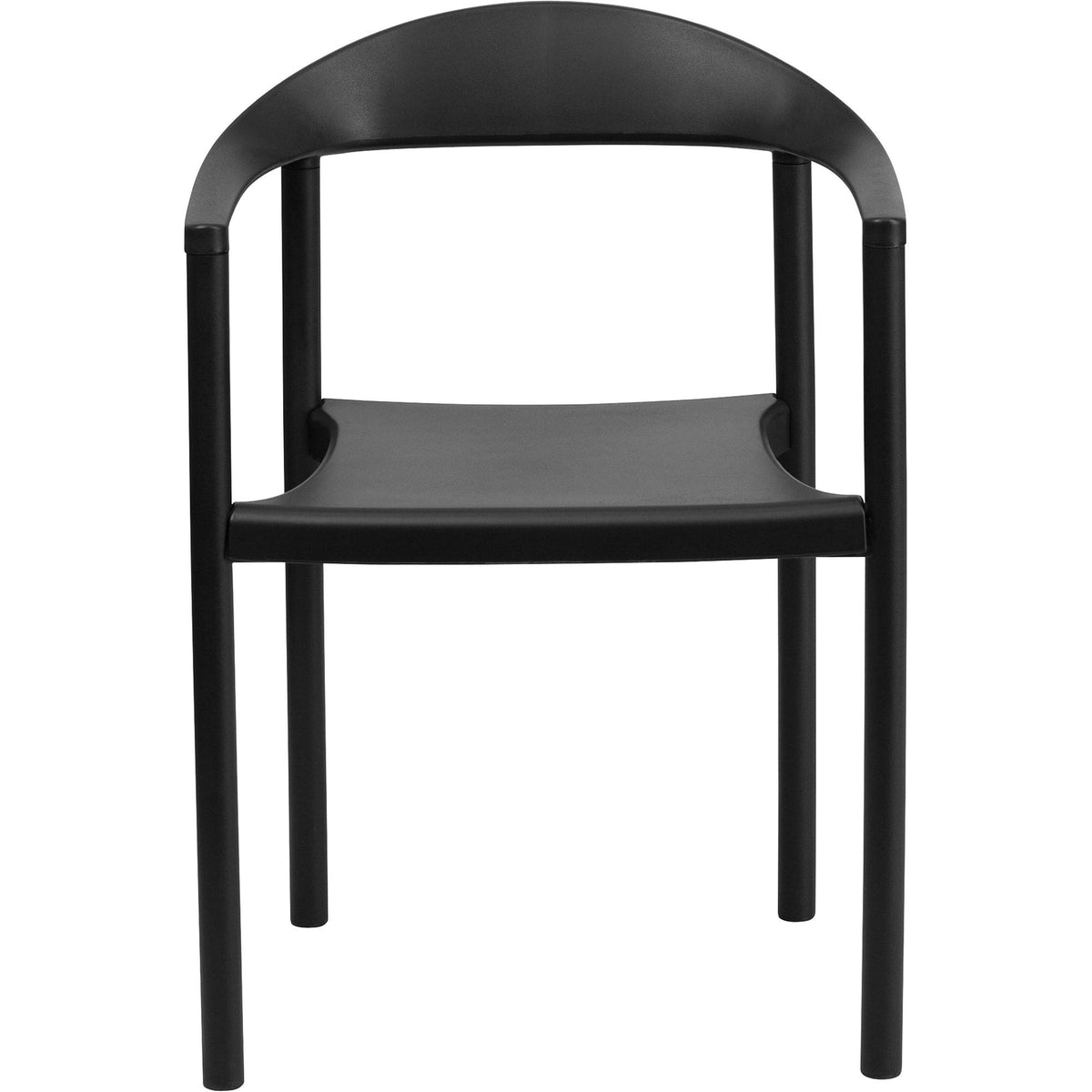 Black Plastic Stack Chair K7882