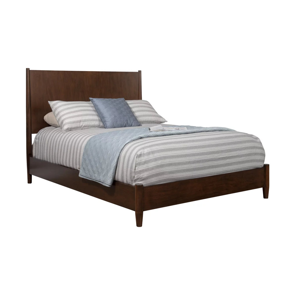 Gray Wood Queen Panel Bed K923
