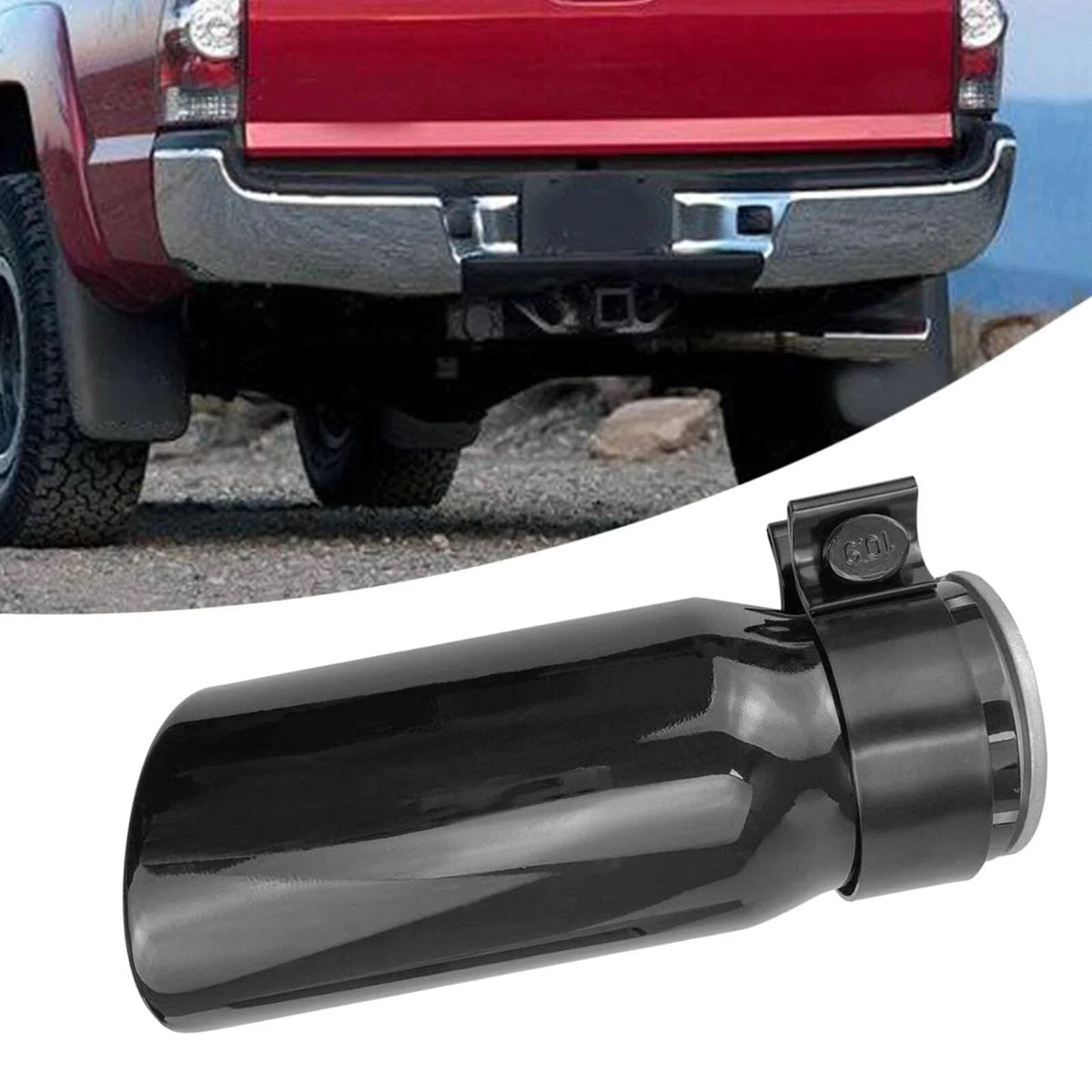Black Chrome Exhaust Tip U438