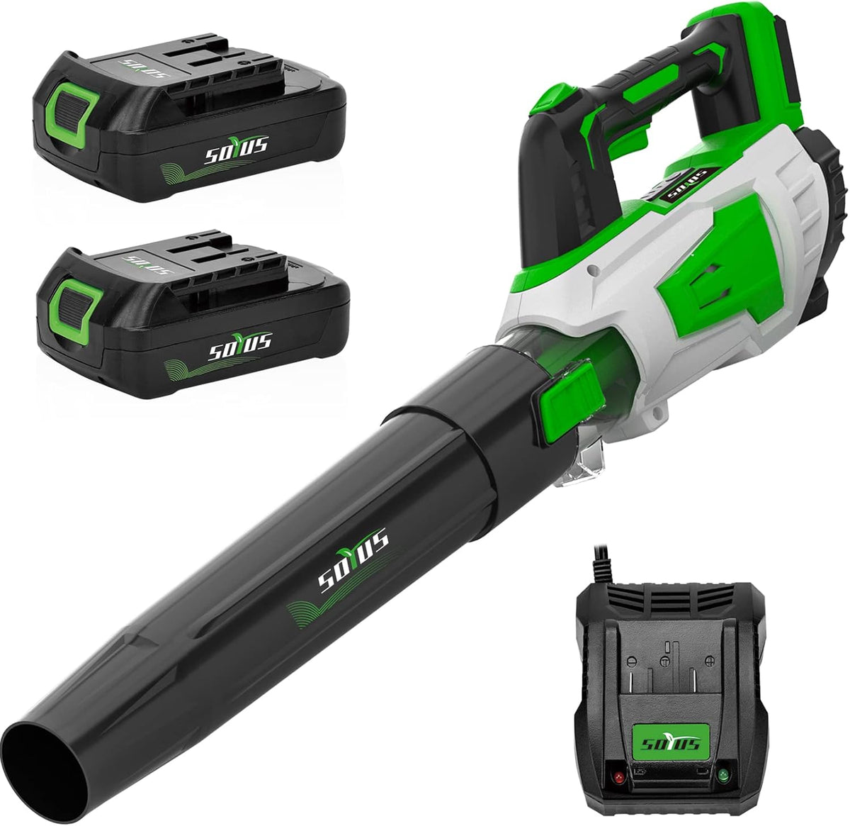 Cordless 20V Leaf Blower 350CFM with 2.0Ah Batteries Z71246