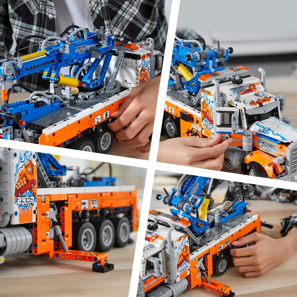 Heavy-Duty Tow Truck Building Set F486782