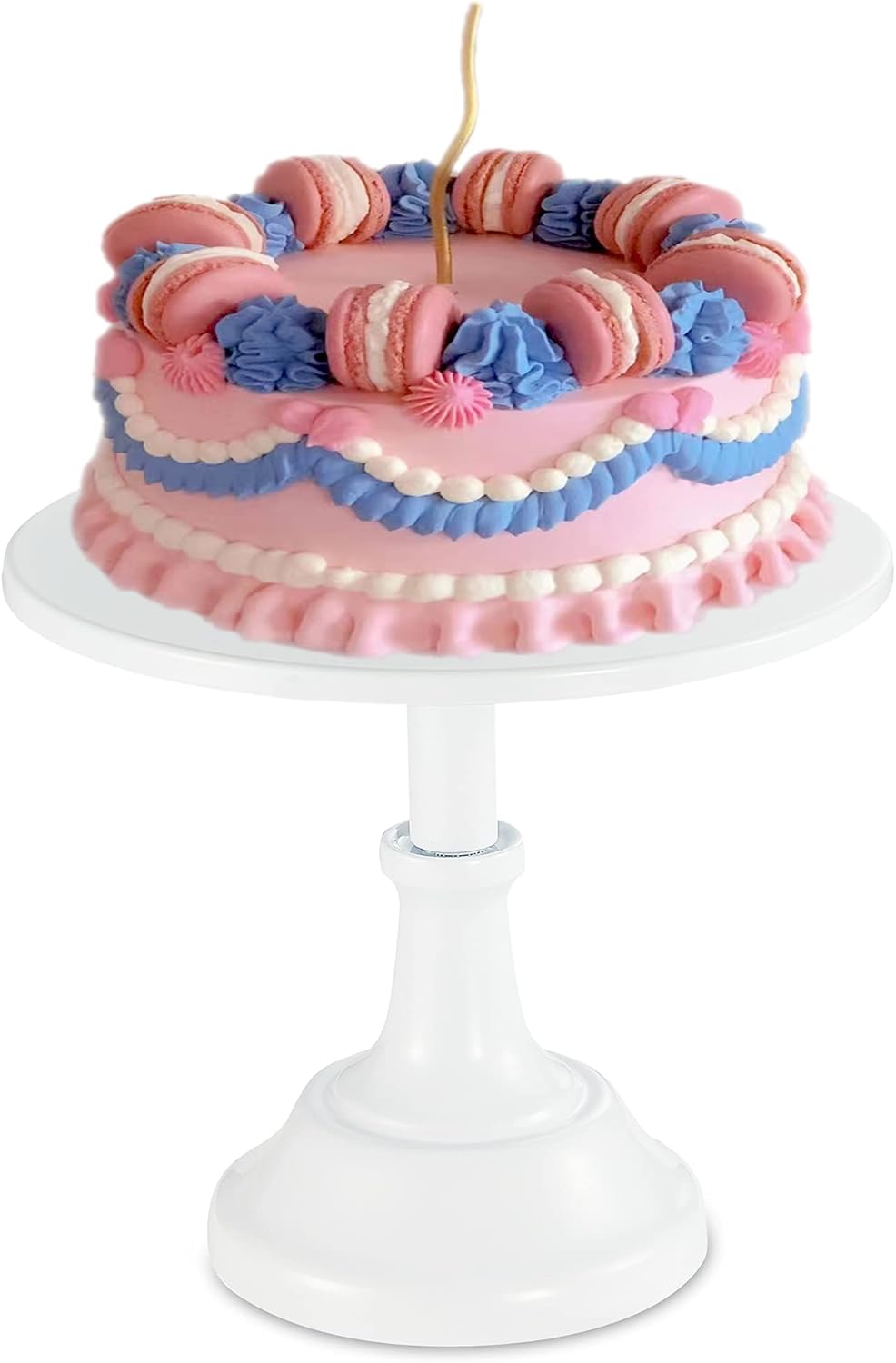 10 in Adjustable Height Black Cake Stand M39372