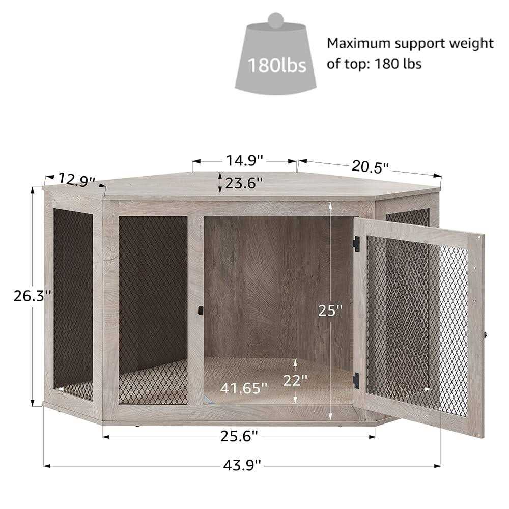Corner Dog Crate L2516