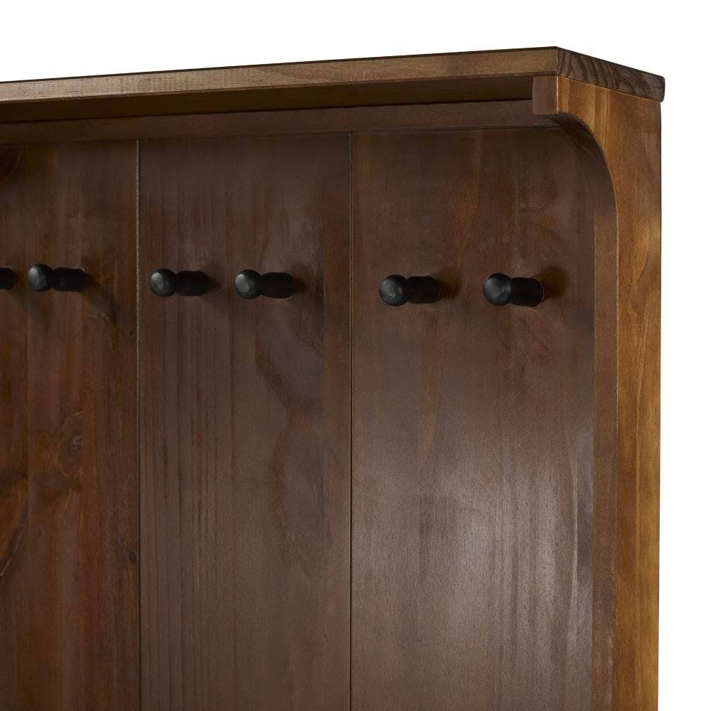 Solid Wood Hall Tree with Drawer R606