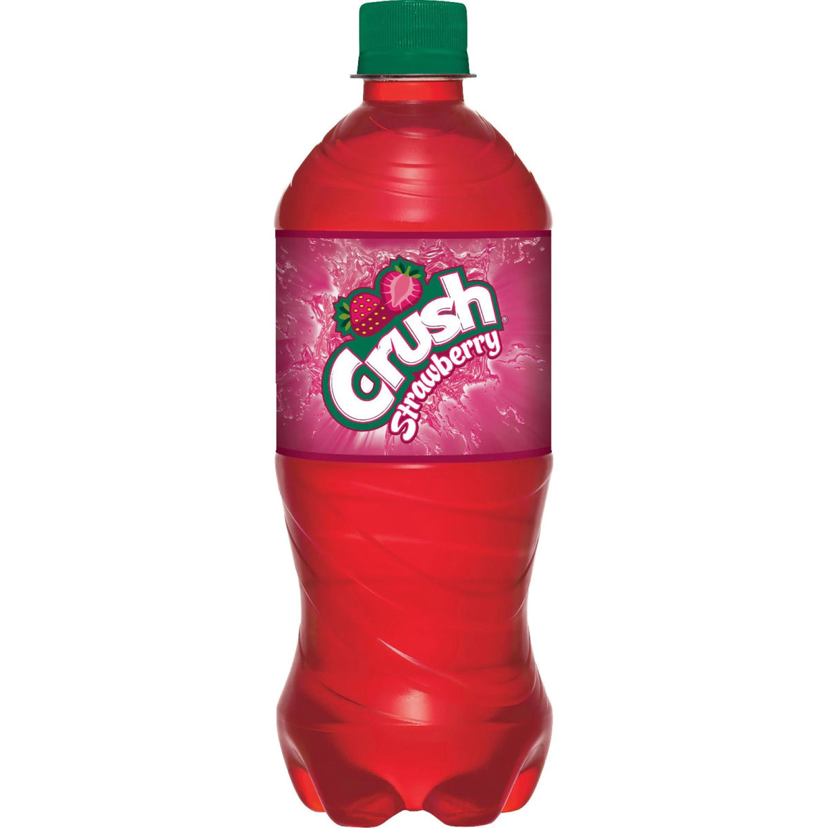 Crush Strawberry Soda 20oz Bottles, Quantity of 12 O921
