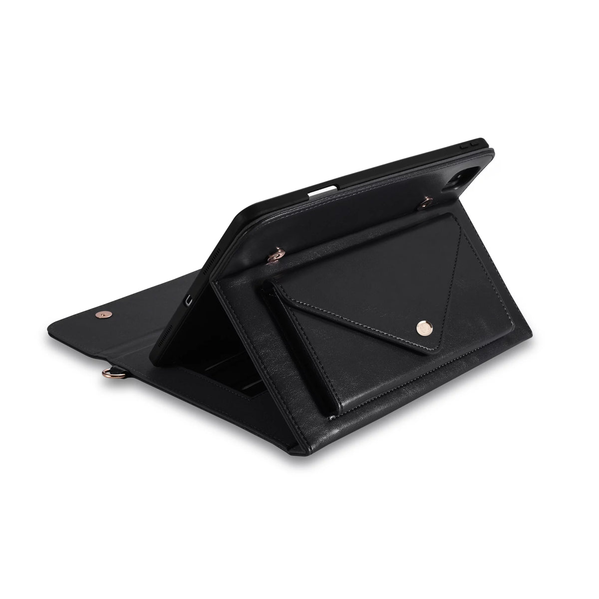 Black PU Leather Folio Case for iPad Pro 11 Inch Y53978