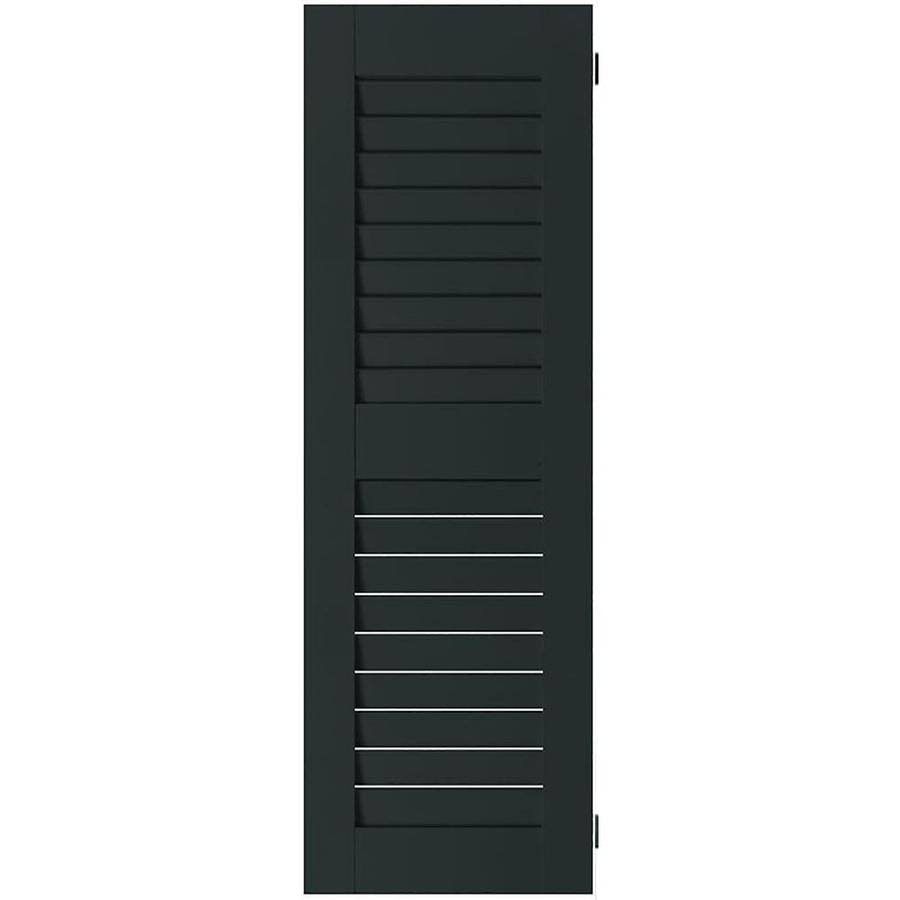 Dark Green 18x22W x 59x22H Real Wood Pine Open Louvered Shutters A754