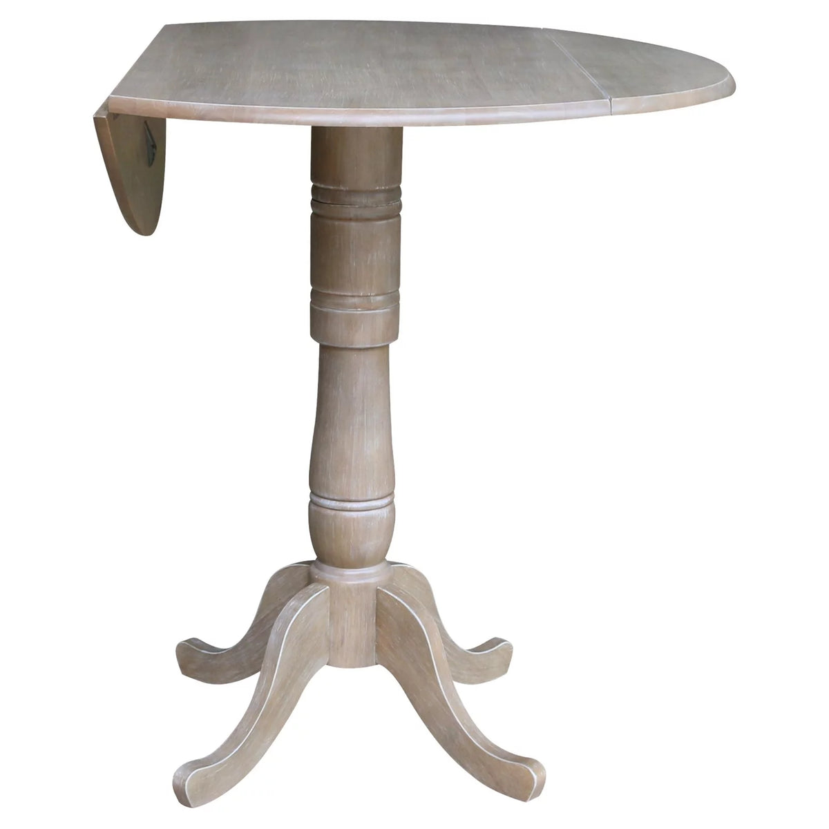 42" Round Dual Drop Leaf Pedestal Table J1422