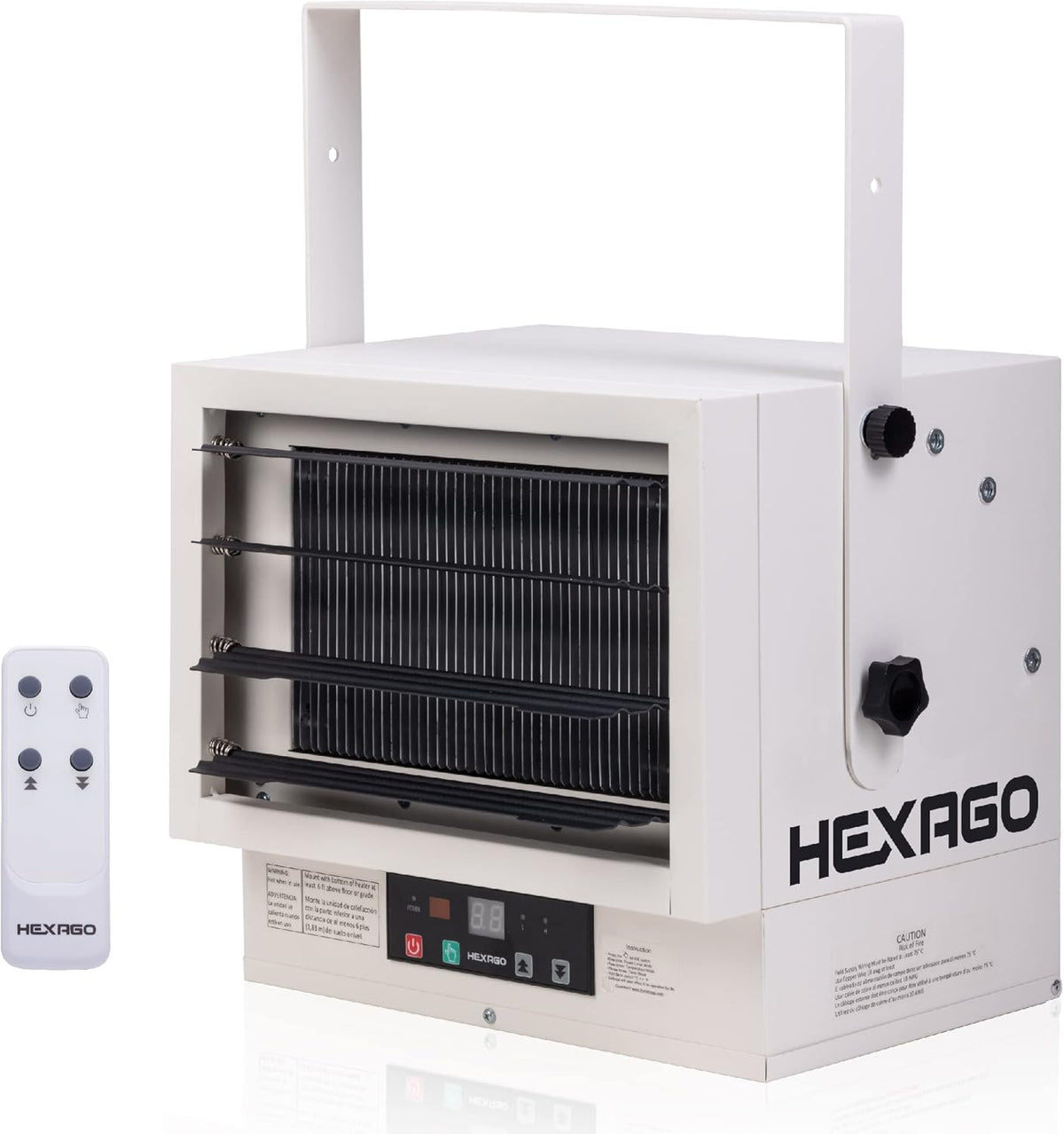 5000W 240V Electrical Garage Heater with Remote Thermostat Timer Q81035