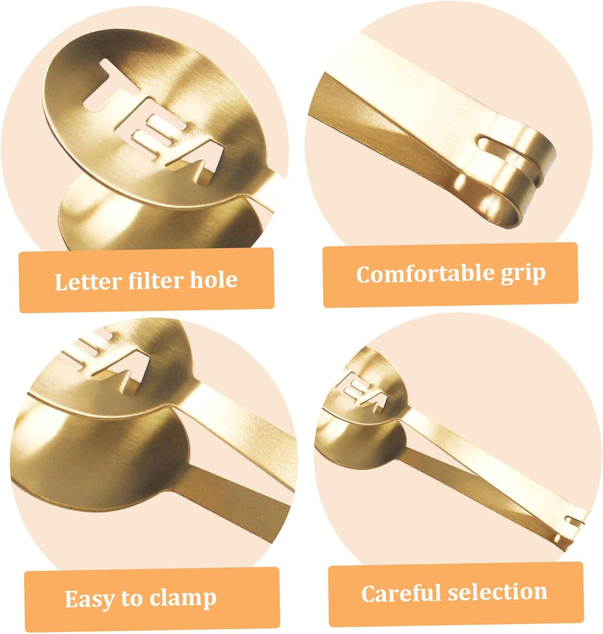 Stainless Steel Tea Bag Squeezer T8497
