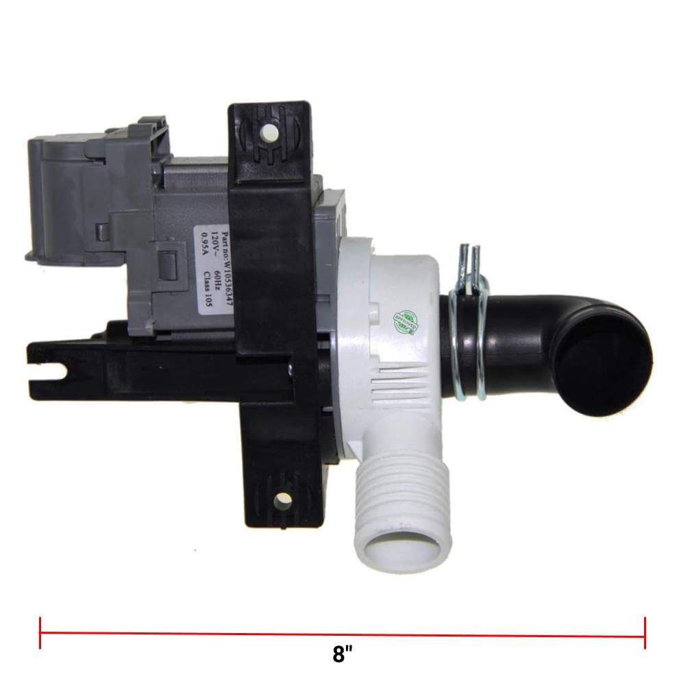 Washer Drain Pump 8" Length Z394209
