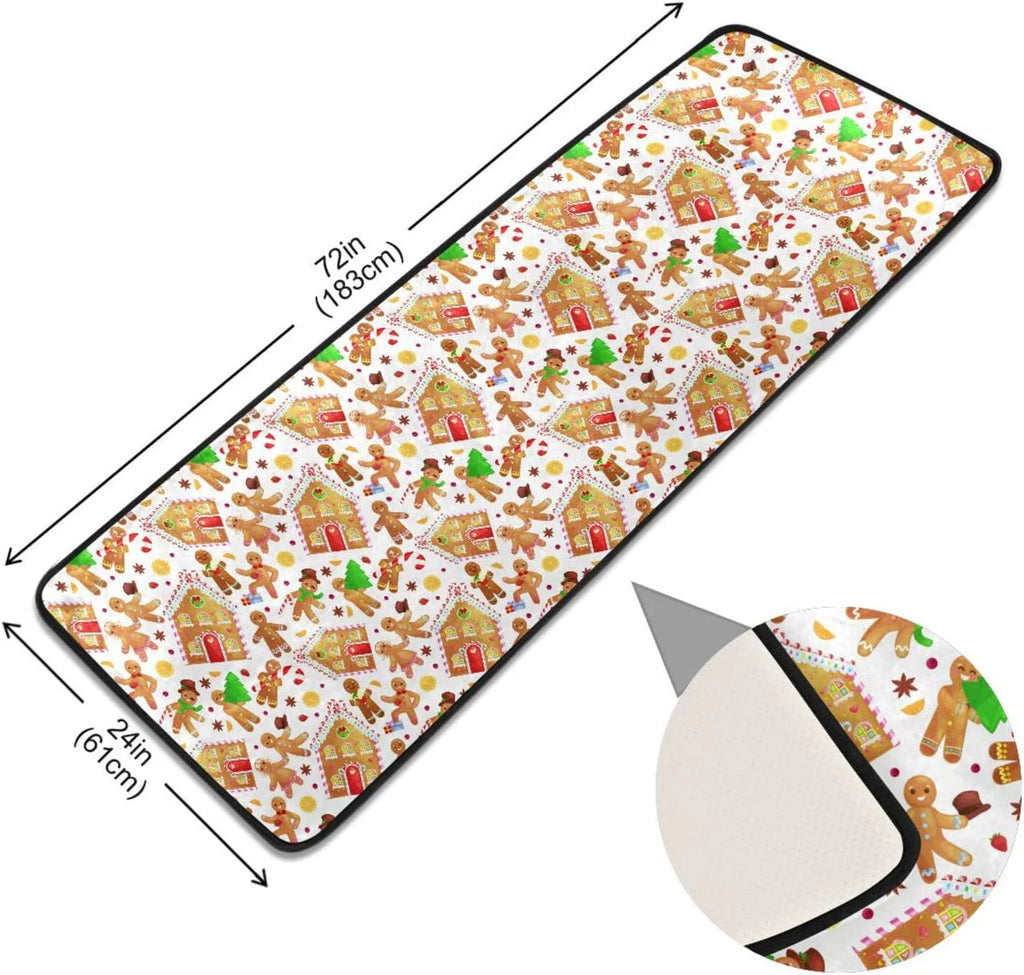 2'x6' Rubber Backing Non Slip Washable Runner Rug Z814