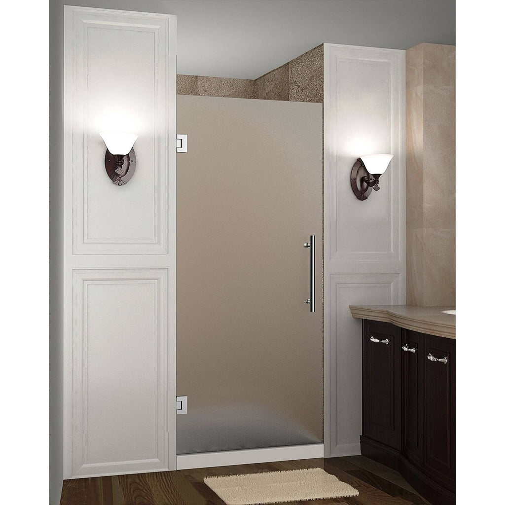 Bronze Frameless Hinged Shower Door H503