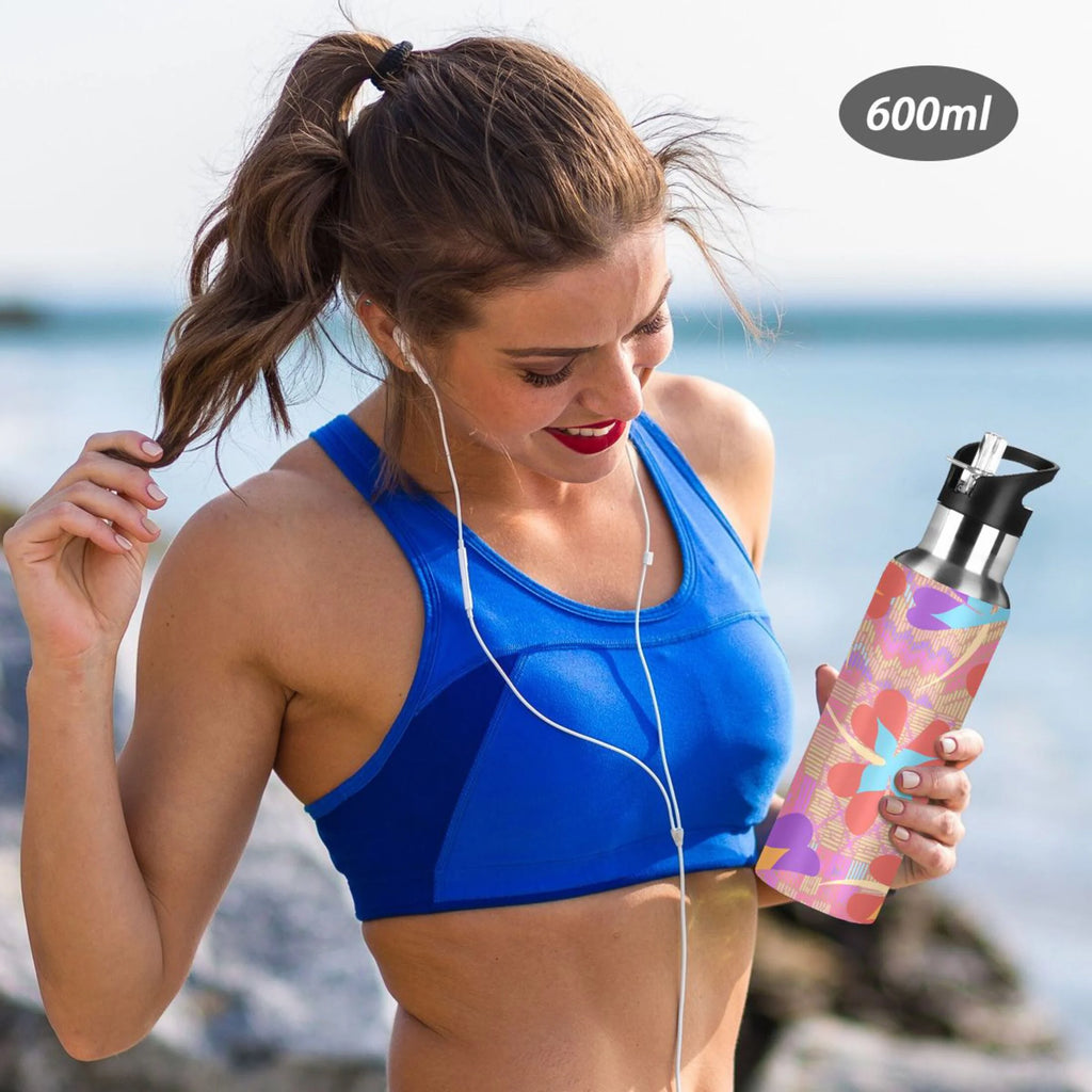 Stainless Steel Insulated Water Bottle with Straw Lid L501187