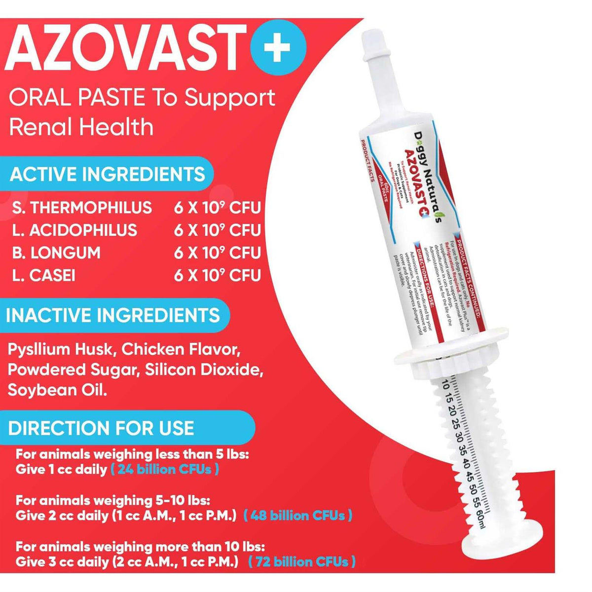 Kidney Health Supplement for Dogs & Cats Oral Paste F189899