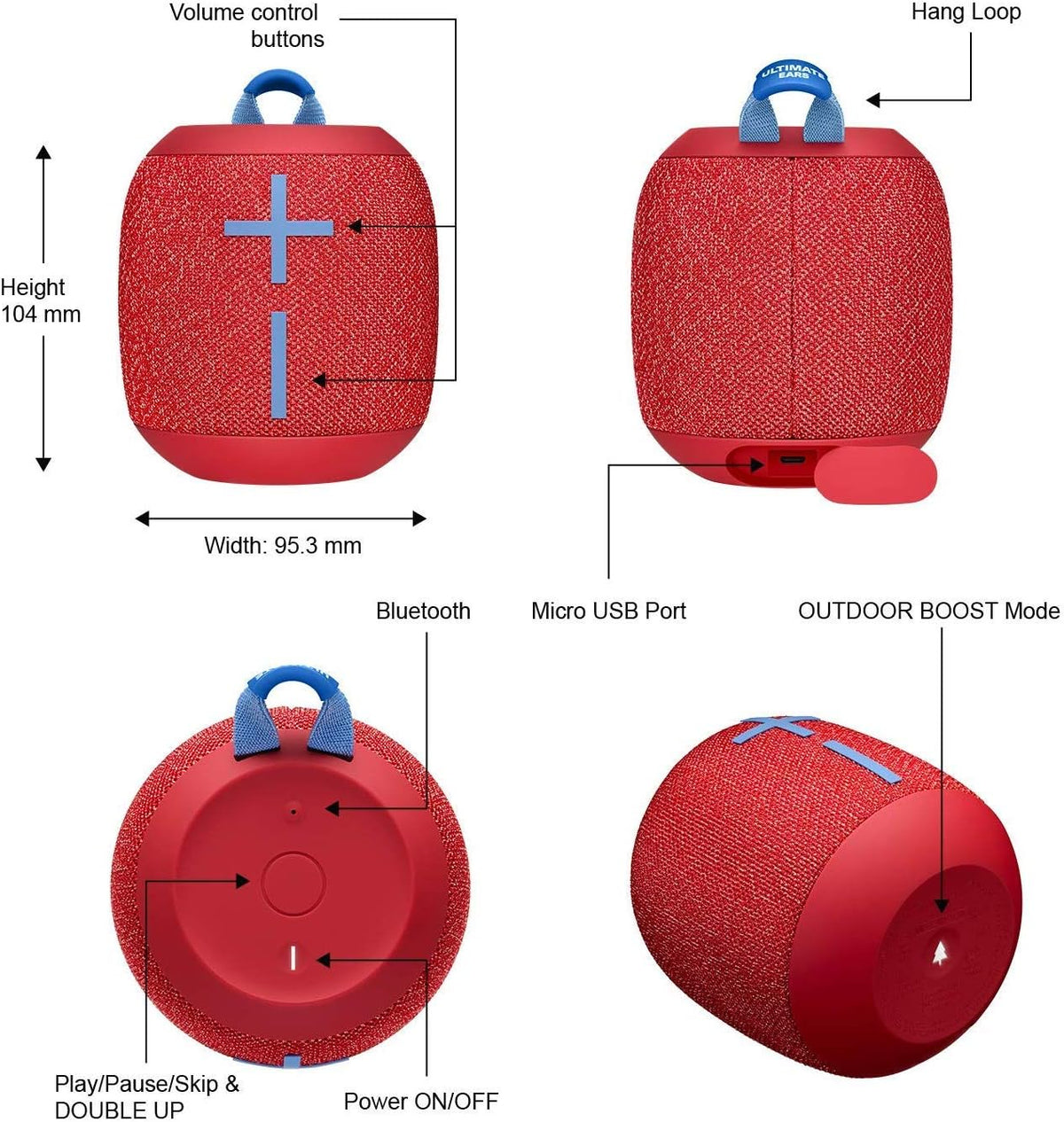 Portable Bluetooth Speaker Q1365