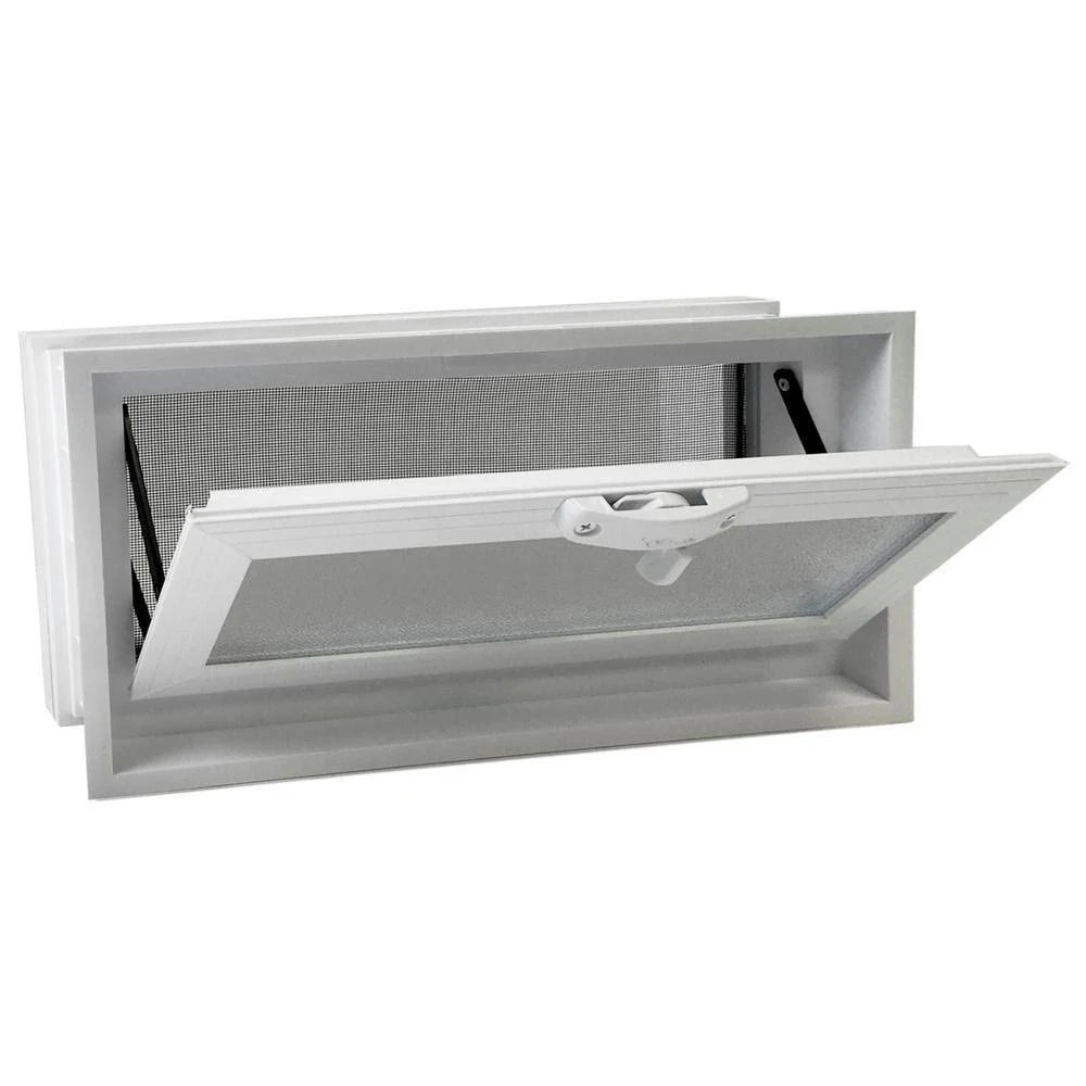 15-3/4 in. x 7-3/4 in. Convertible Universal Hopper Vent in White X778055