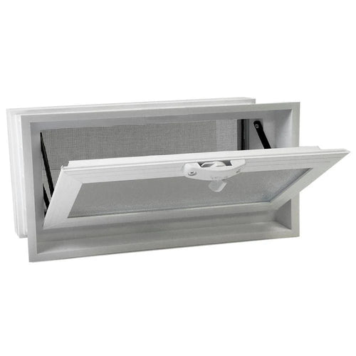 15-3/4 in. x 7-3/4 in. Convertible Universal Hopper Vent in White X778055