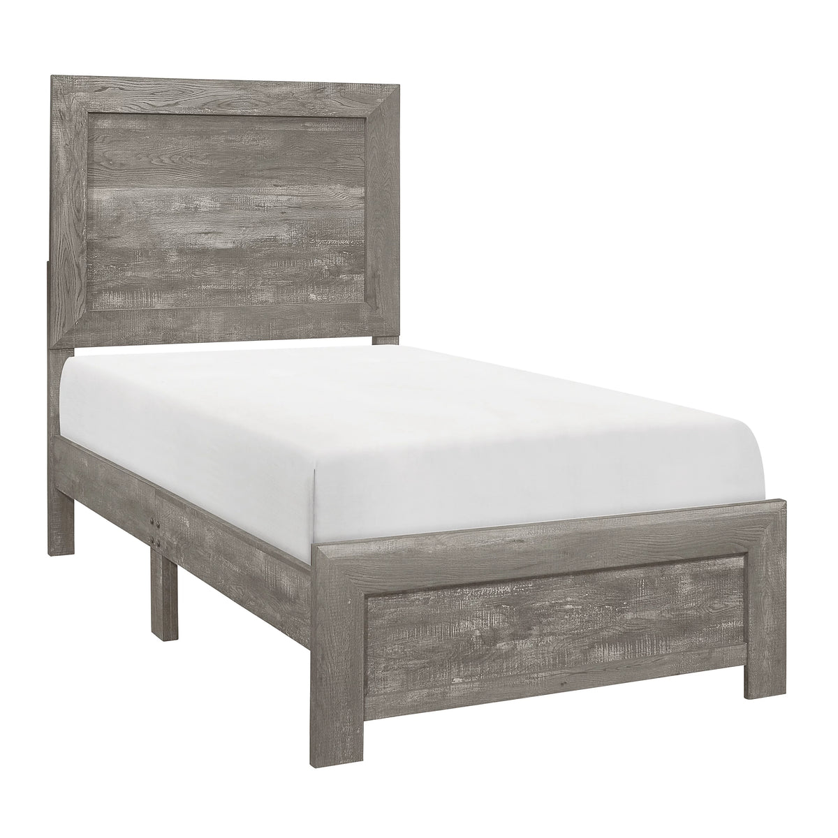 Twin Size Gray Bed R355