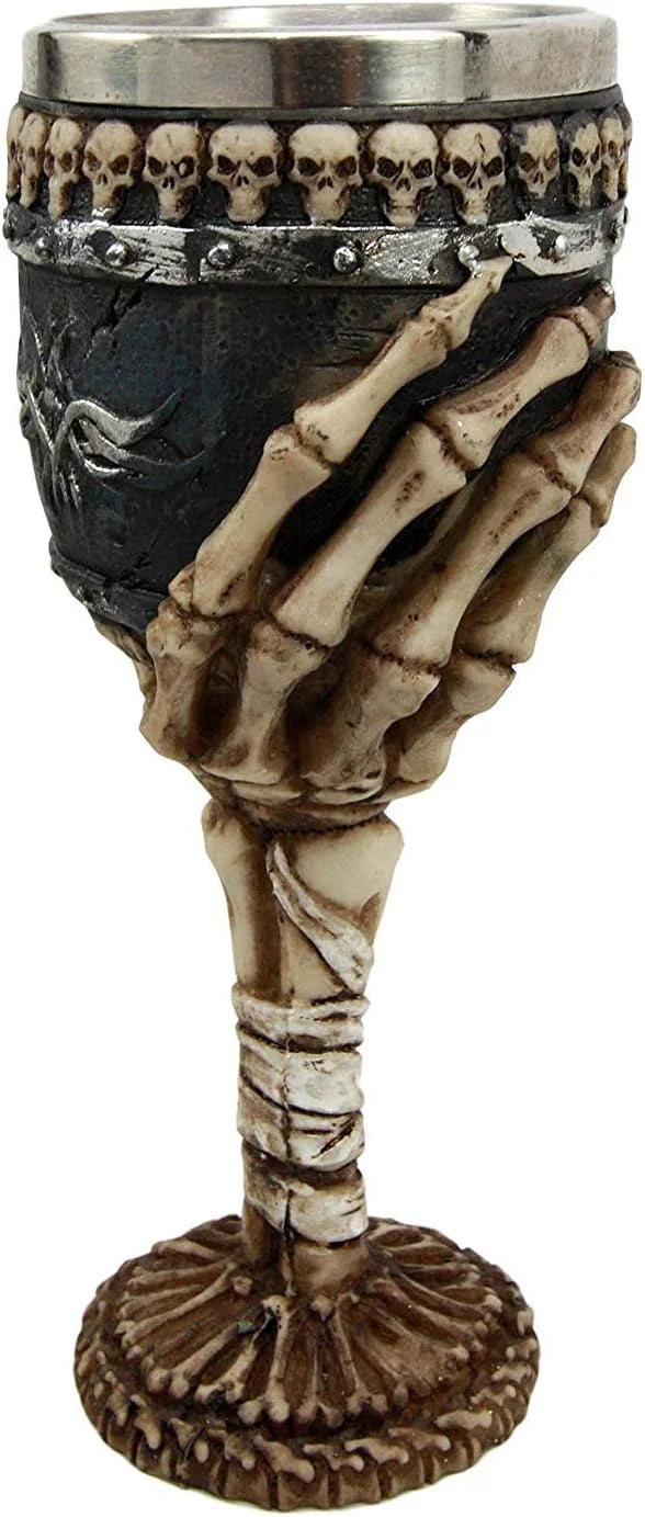 Skeletal Hand Bones Wine Goblet 6Oz Drinking Cup X8032