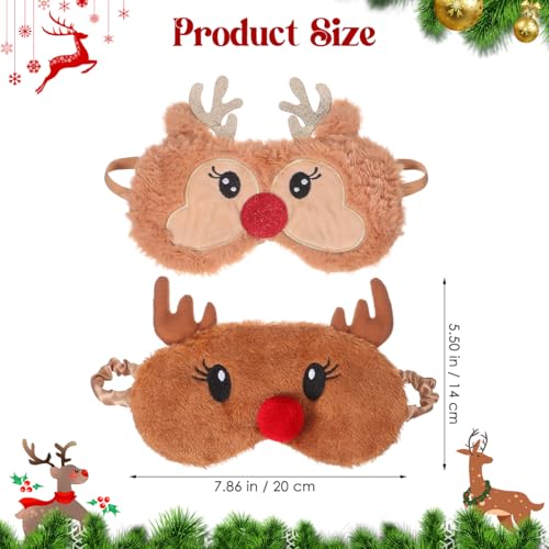2 Pack Plush 3D Contoured Breathable Sleep Mask R952335