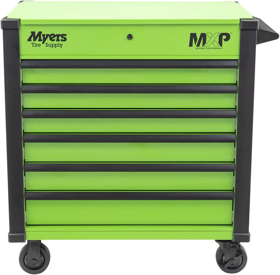 5 Drawer Heavy Duty Rolling Tool Chest with Top Storage Compartment Q78697