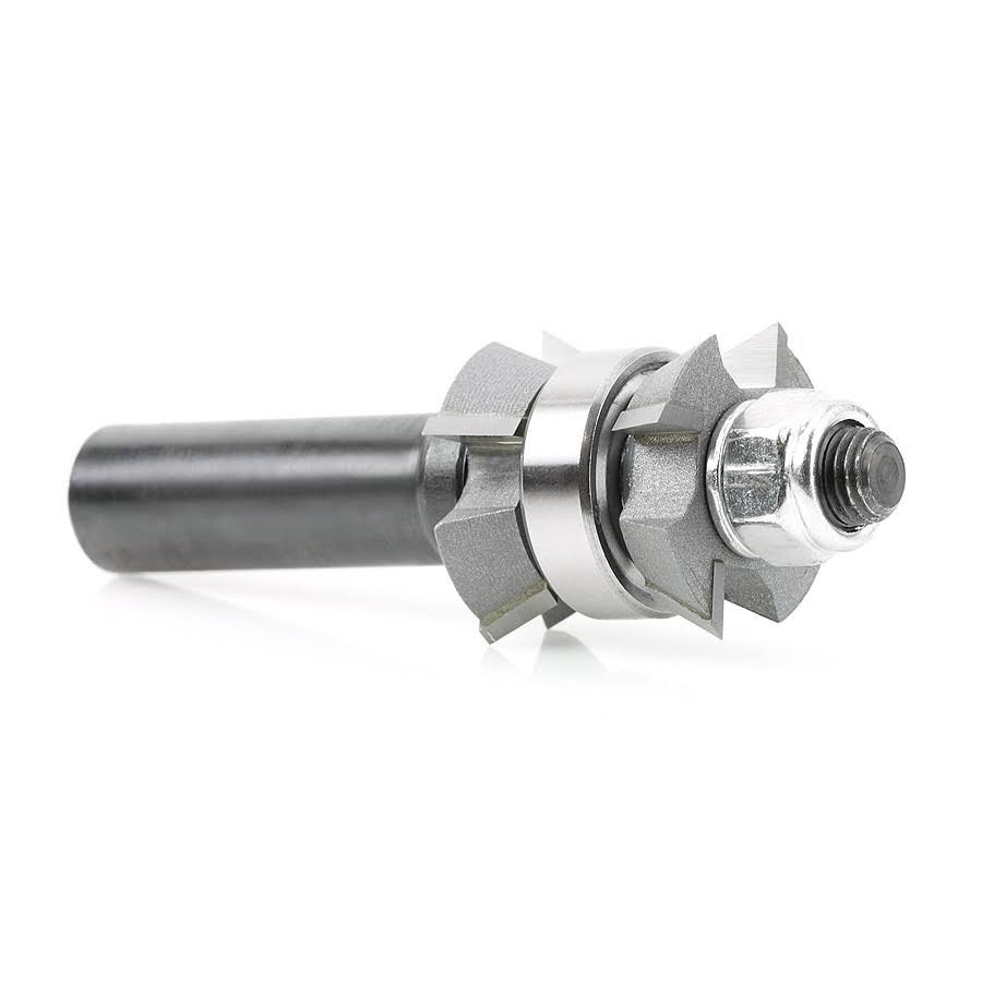 Carbide Tipped Double Bevel Trim Cutter Assembly 25 Deg x 1-1/16 D E77900