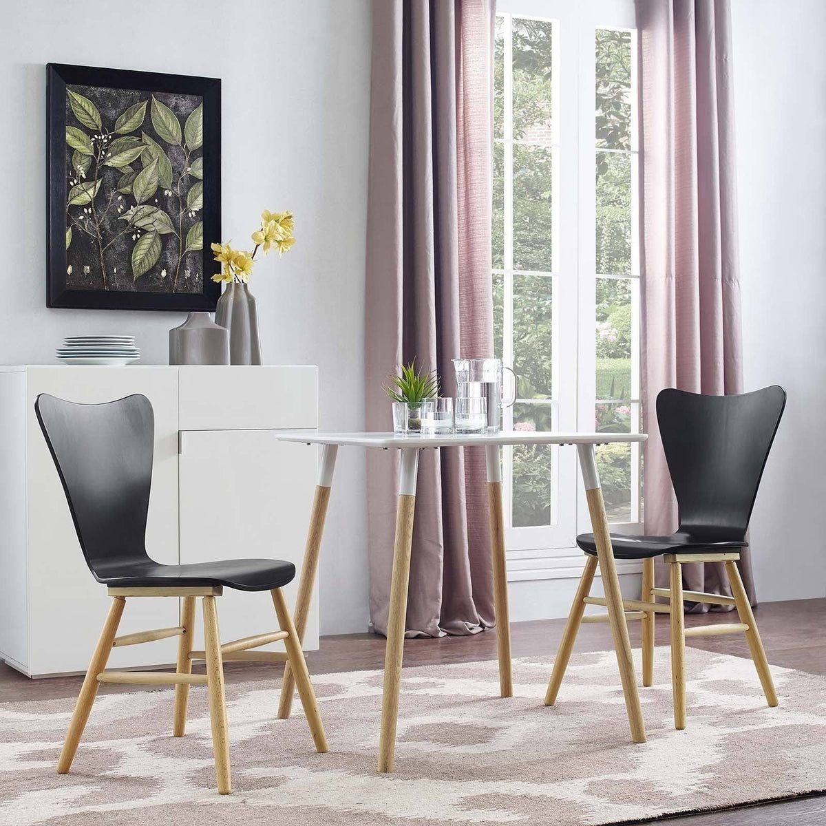 Gray Dining Chair Set of 2 K2249
